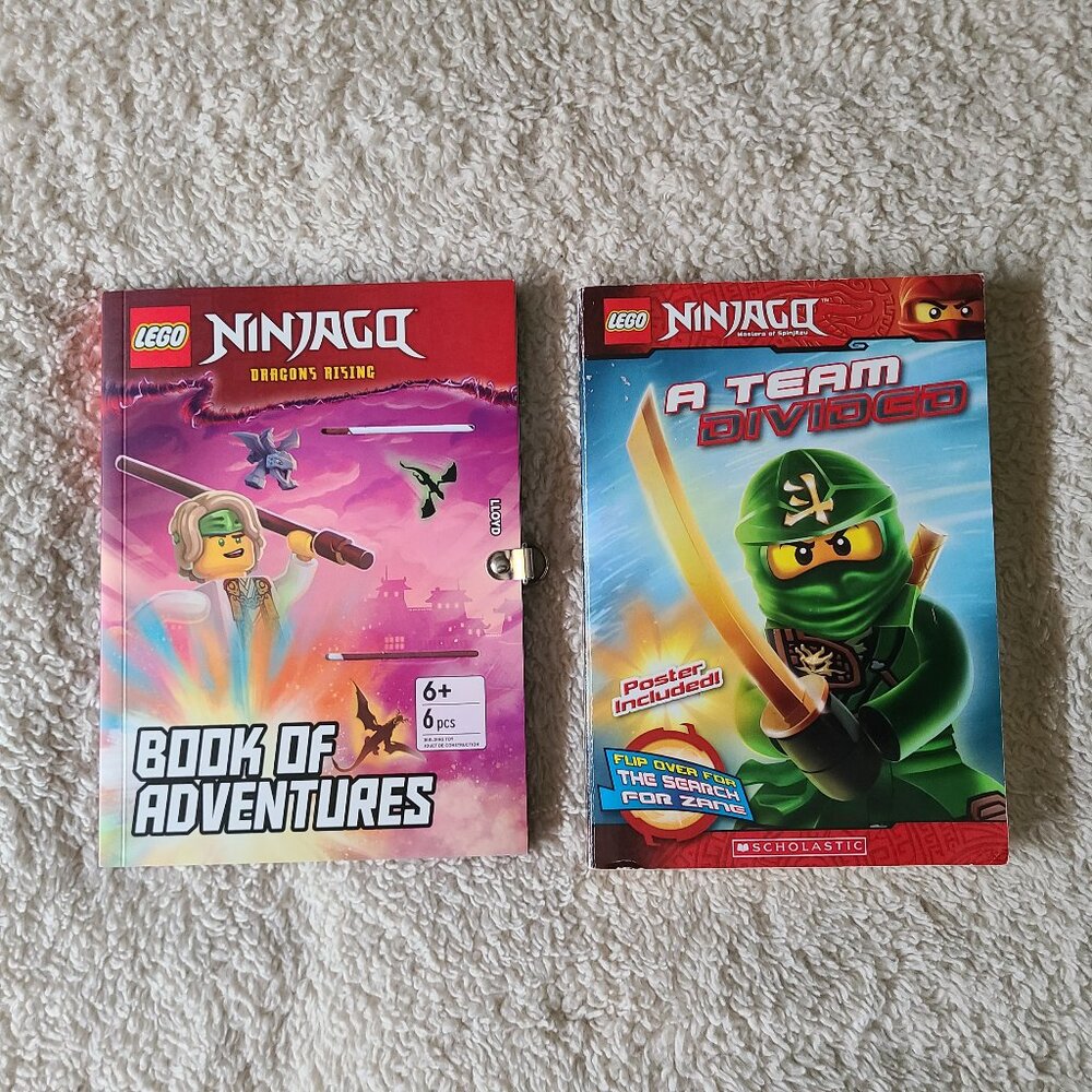 Lego Ninjago Two Book Bundle
